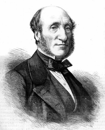 Michel Chevalier. Economista y político francés (1806-1879) de Unknown artist