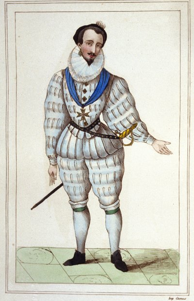 Mignon por Enrique III. grabado de 1830 de Unknown artist