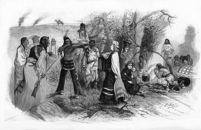 Señorita Josephine Meeker, tomada prisionera con su madre por las revueltas de los indios americanos en 1880. de Unknown artist