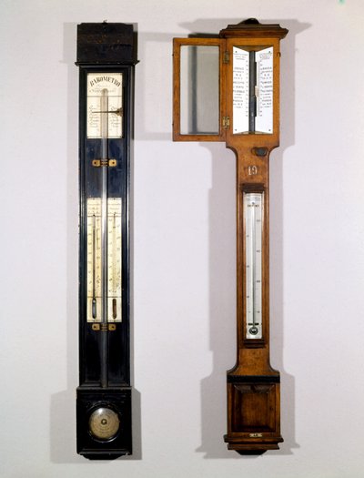 Modelo de barómetros de mercurio del siglo XIX de Unknown artist