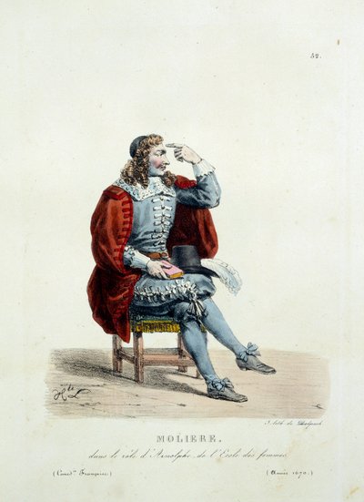 Traje de Molière en el papel de Arnolphe en la obra 