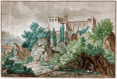 Monasterio en Italia de Unknown artist
