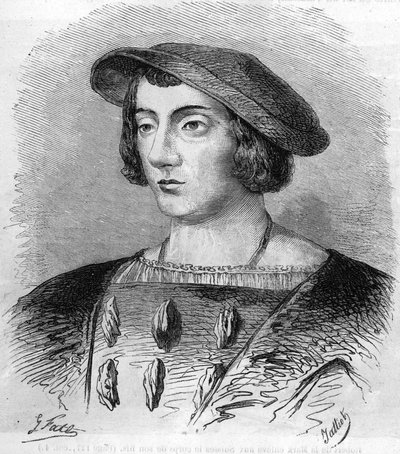 Monseñor Florege; grabado del siglo XIX de Unknown artist