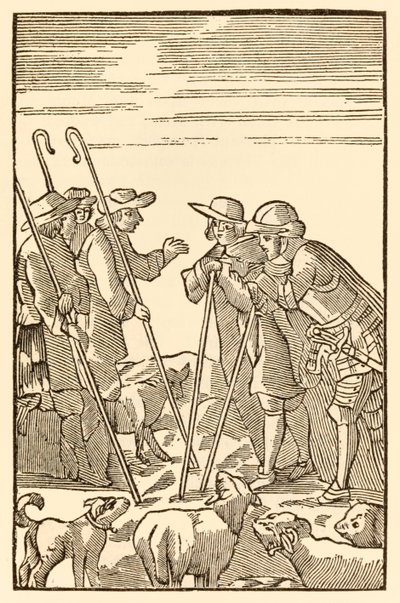 Montaña Delectable ahora ascienden de El progreso del peregrino de este mundo al que está por venir de John Bunyan de Unknown