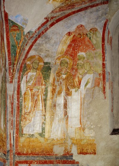 Murales de la iglesia del monasterio benedictino de Lambach, Alta Austria (fresco) de Unknown artist
