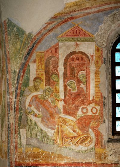Murales de la iglesia del monasterio benedictino de Lambach, Alta Austria (fresco) de Unknown artist