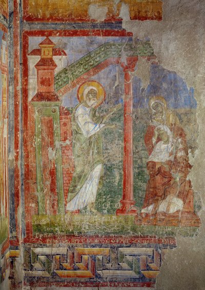 Murales de la iglesia del monasterio benedictino de Lambach, Alta Austria (fresco) de Unknown artist