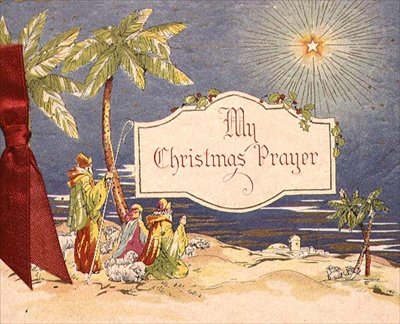 "Mi Oración de Navidad", tarjeta de Navidad de Unknown artist