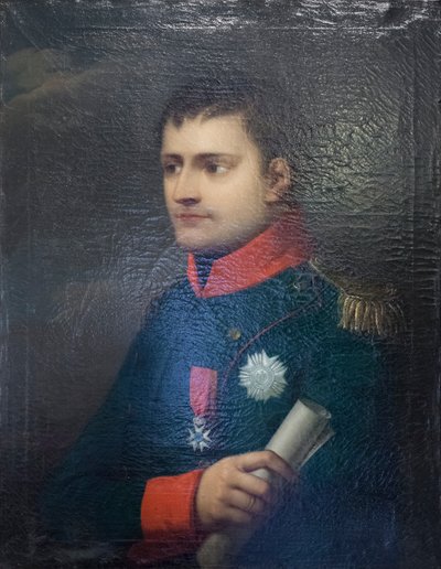 Napoleón I, emperador de Francia y rey de Italia, principios del siglo XIX (óleo sobre lienzo) de Unknown artist