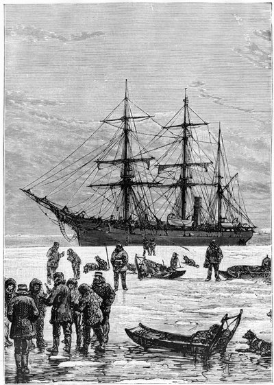 Nares Georges S., Un viaje a la mar polar, París: Hachette de Unknown artist