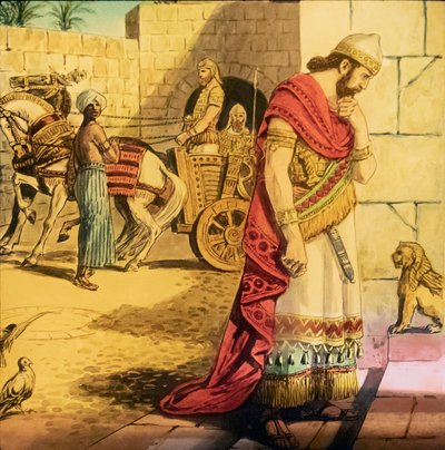 Nabucodonosor II, Rey del Imperio Neo-Babilónico de Unknown artist