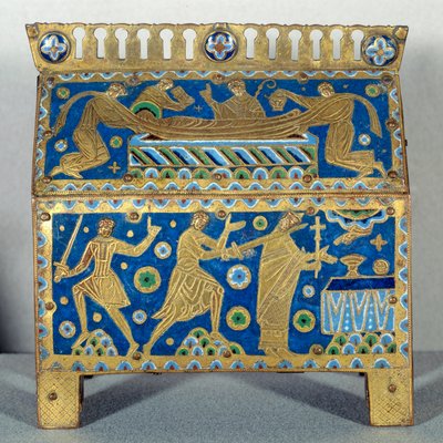 Objeto de arte: Esmalte de caza, oro y cobre de Santo Tomás Becket de Unknown artist