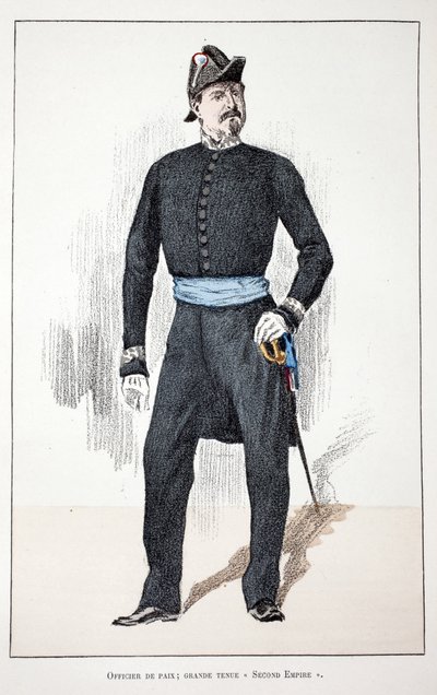 Oficial de la Paz, Gran Segundo Imperio (1852-1870) de Unknown artist