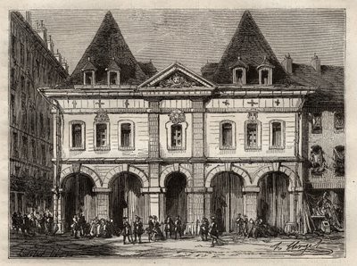 Antiguo almacén de sal de París, rue Saint Germain-l