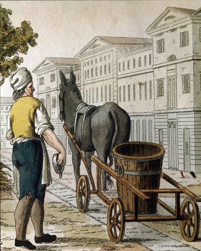 Antiguo oficio: el lechero de Unknown artist