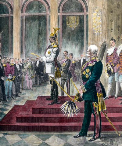 Discurso de apertura del Reichstag por Guillermo II el 6 de mayo de Unknown artist