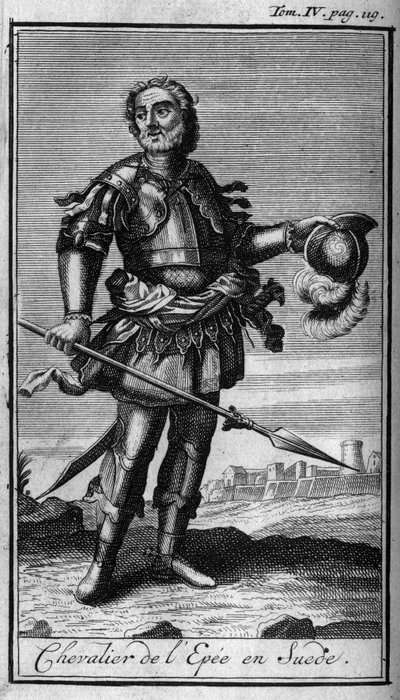 Órdenes de Caballería. Caballero de la Espada en Suecia en el siglo XVI. De la 