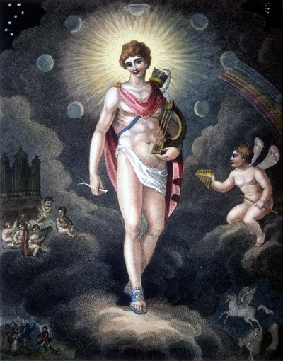 Orfeo - grabado del siglo XIX. Milán de Unknown artist
