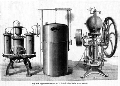 Aparato Ozouf para la fabricación de agua carbonatada de Unknown artist