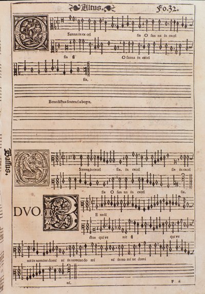 Página de Liber octo missarum (1541) de Unknown artist