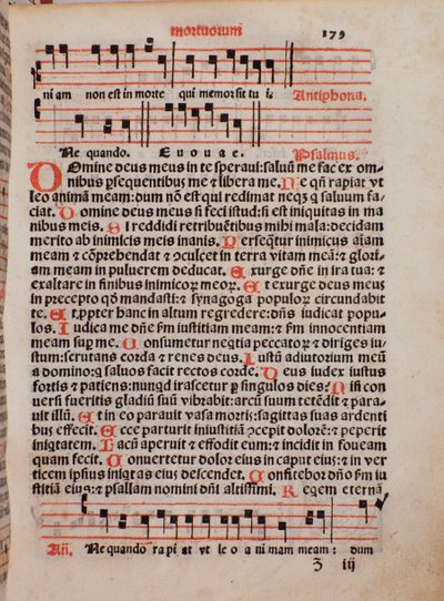 Página del libro de liturgia “Liber Sacerdotalis” de Castellini de Unknown artist