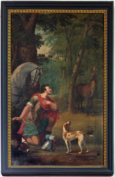 Pintura "Conversión H. Hubertus" de Unknown artist
