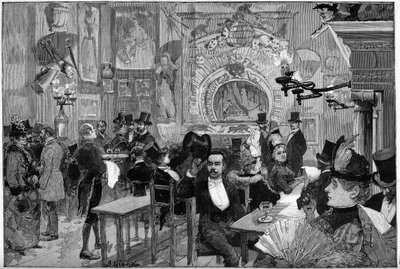 París 1887: El teatro de sombras en el cabaret del “Gato Negro” de Unknown artist