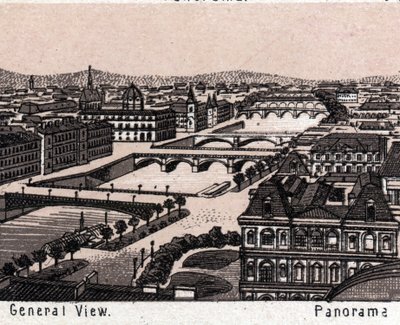 París, Francia: Vista General. En "El Mundo Ilustrado 168 vistas". Sin fecha (finales del siglo XIX). de Unknown artist