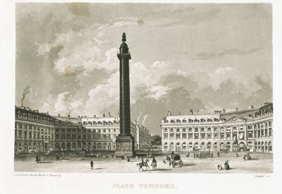París. Plaza Vendome de Unknown artist
