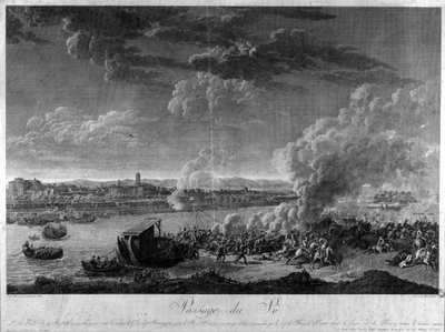 Paso del Po por los ejércitos de Napoleón Bonaparte de Unknown artist
