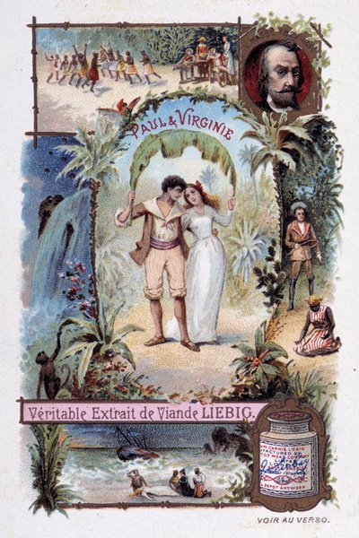 Paul y Virginia. Novela de Henri Bernardin de Saint Pierre de Unknown artist