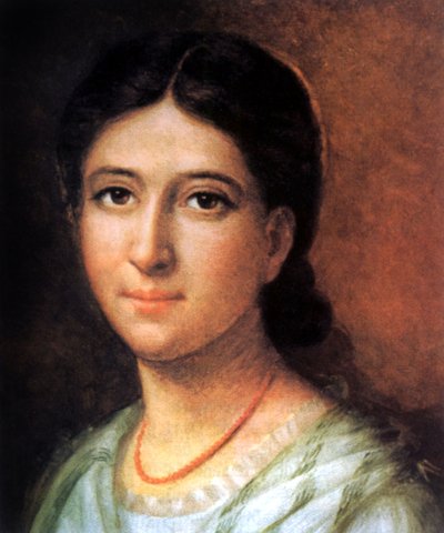 Pauline Marie Jaricot, fundadora de la Asociación para la Propagación de la Fe en 1822, Francia, pintura de Unknown artist