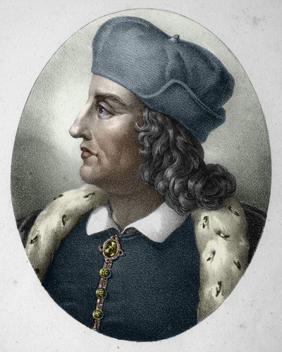 Felipe II (1165-1223), Rey Capeto, conocido como Augusto. (Felipe Augusto). de Unknown artist