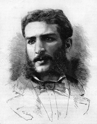 Pierre Savorgnan de Brazza (1852-1905), explorador francés en 1882 de Unknown artist