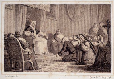 Pío VII (1742 - 1823) revoca el decreto que ordena la destrucción de Sonnino - en “Storia d