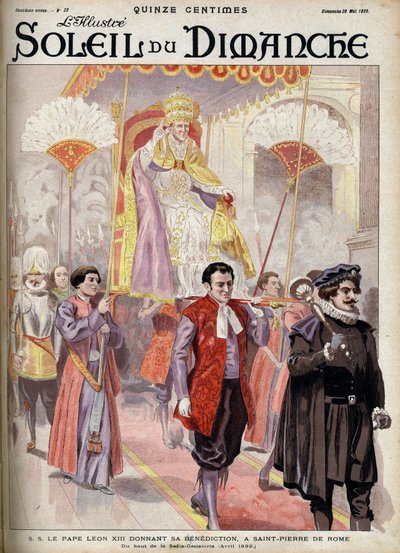 Papa León XIII (Leone XIII, Giacchino Pecci) de Unknown artist