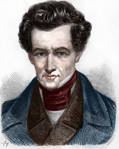 Retrato de Armand Carrel (1800-1836), periodista francés. de Unknown artist