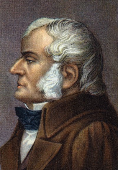 Retrato John Dalton, físico y químico inglés. de Unknown Artist