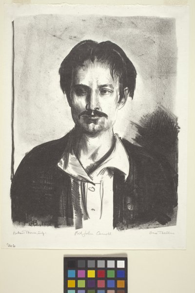 Retrato de John Carroll (tinta) de Unknown artist