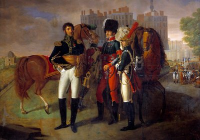 Retrato de cuerpo entero de La Ronciere, comandante de la escuela de caballería de Saint Germain de Unknown artist