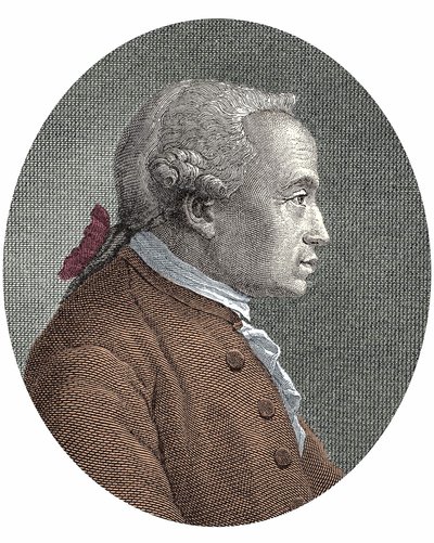 Retrato de (Immanuel) Emmanuel Kant (1724 - 1804) filósofo alemán de Unknown artist