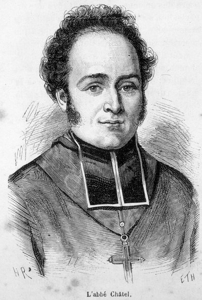 Retrato del Abate Ferdinand François Chatel (1795-1857), fundador de la Iglesia Francesa en la época de la Revolución de Julio de Unknown artist