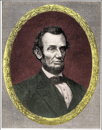 Retrato de Abraham Lincoln (1809 - 1865) 16º Presidente de los Estados Unidos (1861 - 1865) de Unknown artist