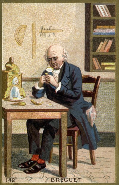 Retrato de Abraham Louis Breguet (1747-1823), relojero francés de Unknown artist