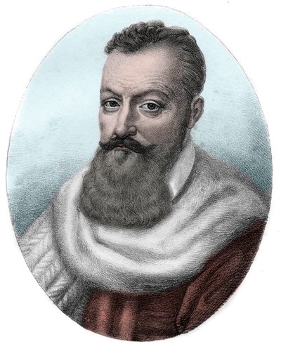 Retrato de Achilles de Harlay primer Presidente del Parlamento de París - Retrato de Achilles de Harlay, Conde de Beaumont Magistrado francés primer presidente del Parlamento de París (1536 -1619) de Unknown artist