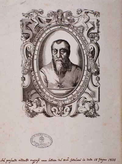 Retrato de Adrian Willaert (xilografía) de Unknown artist