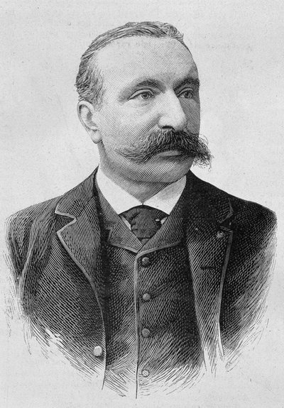 Retrato de Albert Sorel (1842 - 1906). Grabado de finales del siglo XIX en “Histoire de France” de H. Martin. de Unknown artist