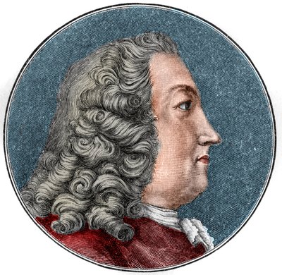 Retrato de Albrecht von Haller, médico, fisiólogo y botánico suizo (1708-1777) de Unknown artist