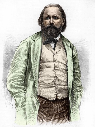 Retrato de Alexander Ivanovich Herzen (Hertzen) 1812-1870. de Unknown artist