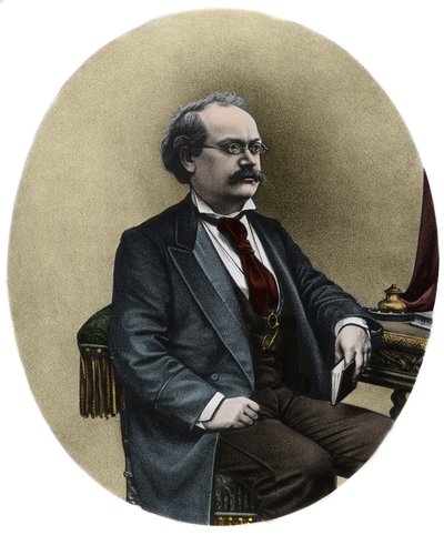 Retrato de Alexandre Charles Lecocq (1832-1918), compositor francés de Unknown artist